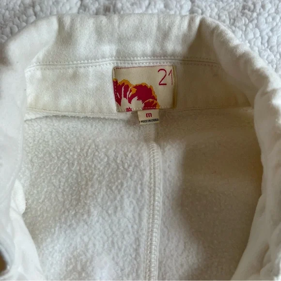 Cream sweatshirt jacket - Picture 3 of 7
